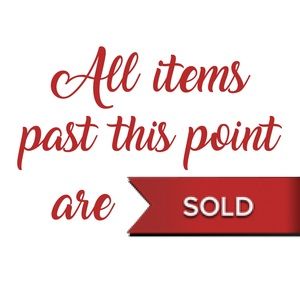Sold items below